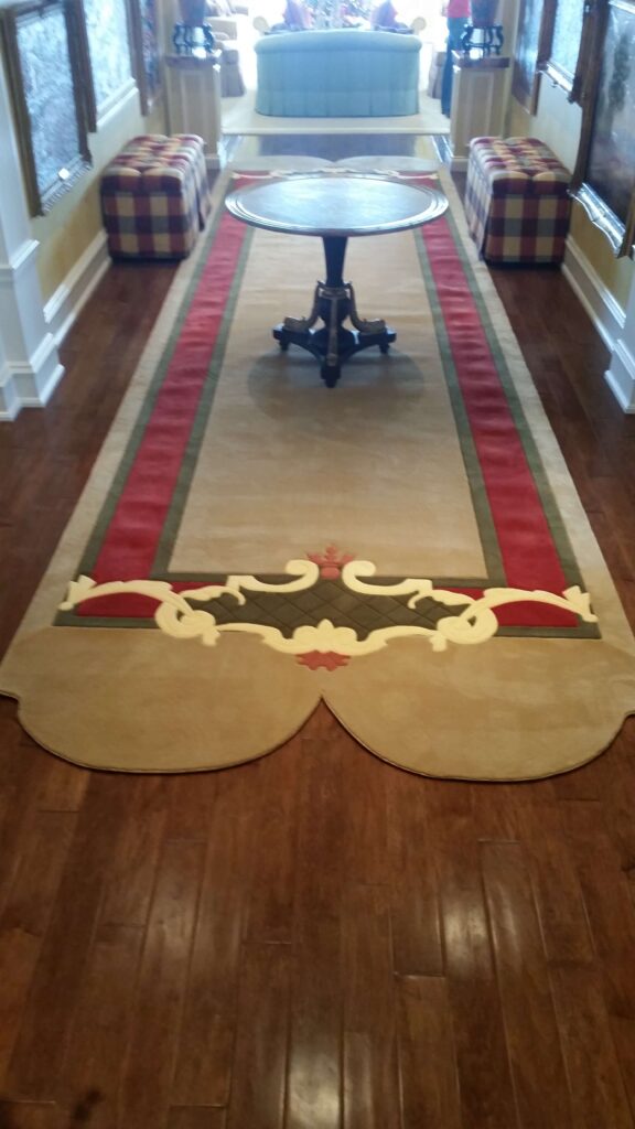 Custom decorative floor runner